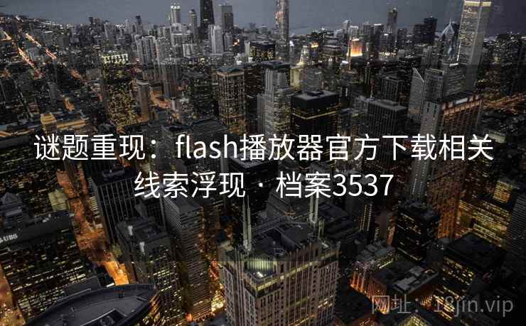 谜题重现：flash播放器官方下载相关线索浮现 · 档案3537